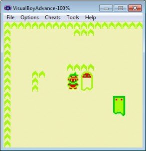 Gameboy 2D Game Ingame-Scene